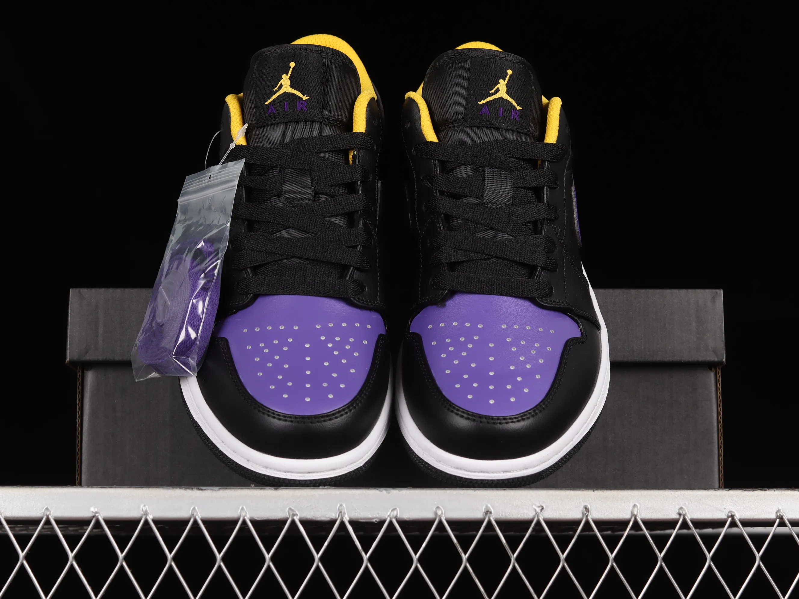 All categories Air Jordan Jordan series basketball shoes Air Jordan 1 Low Air Jordan 1 Low "Dark Concord" AJ1 Joe 1 black blue 553558-075